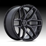 Fuel Flux FC854BT 6-Lug Brushed Black Gray Tint Custom Truck Wheels